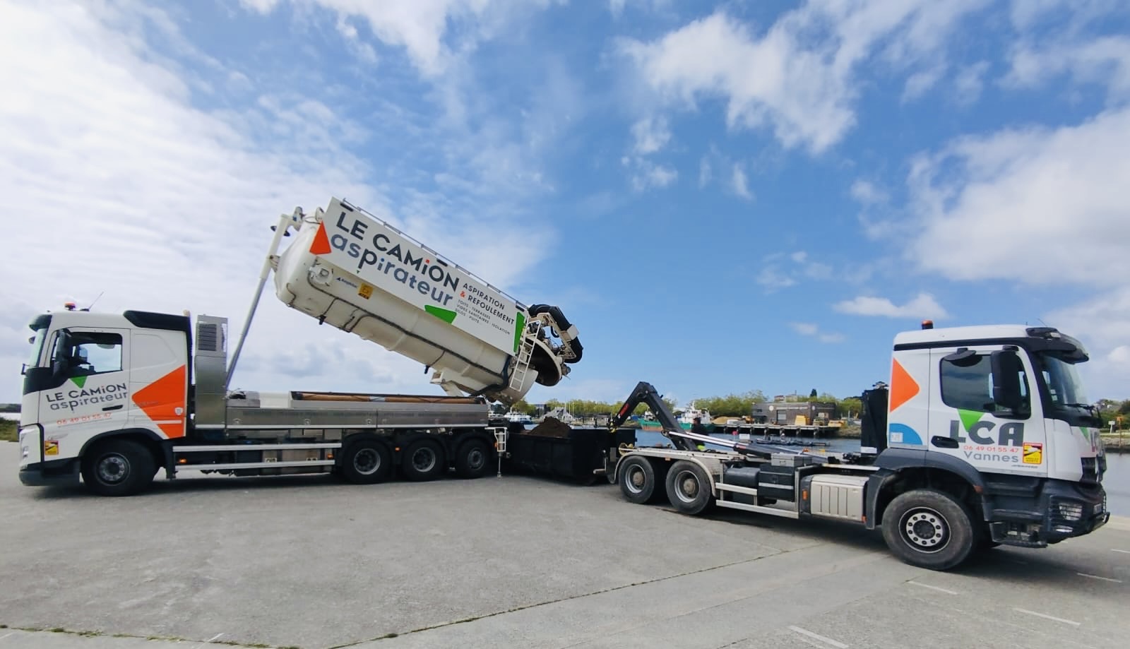 Pont de Kérino Vannes – Amphitec + Polybenne = combo gagnant